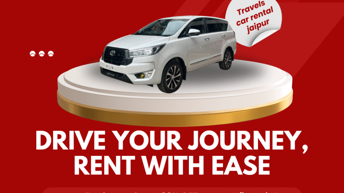 Red and White Modern Car Rentals Facebook Post