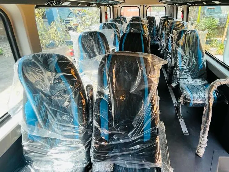 Force Urbania premium passenger cabin with comfortable individual seats.