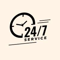 24/7 customer support and taxi service icon representing round-the-clock cab booking and airport transfer services by Limo Car India.